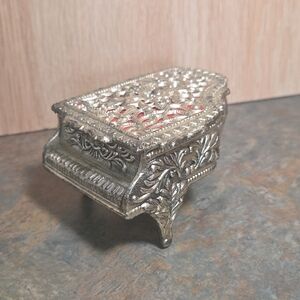 Ornate Silver Jewelry Box